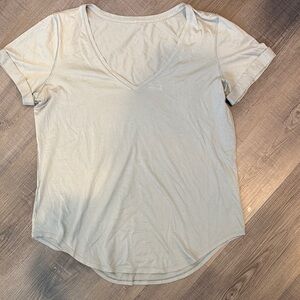 lululemon athletica Light Gray Short Sleeve Tee